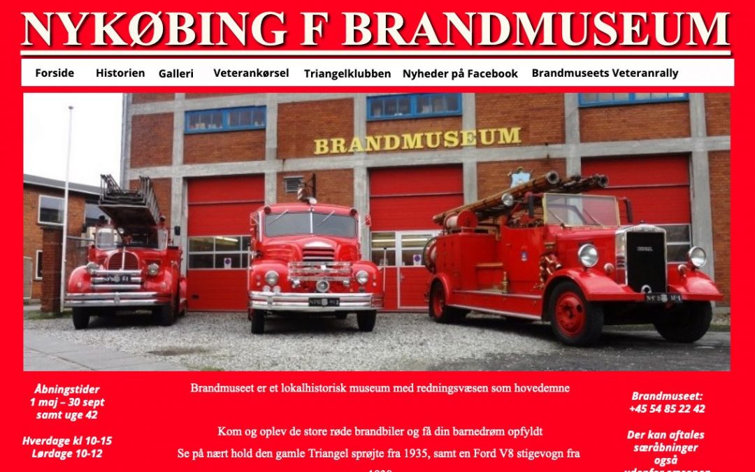 Brandmuseet får ny hjemmeside